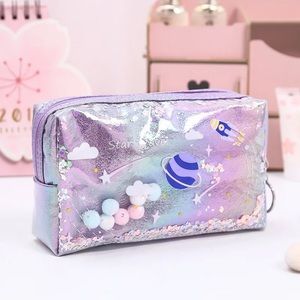 ⬇️ $29 Makeup bag space holographic NWT
